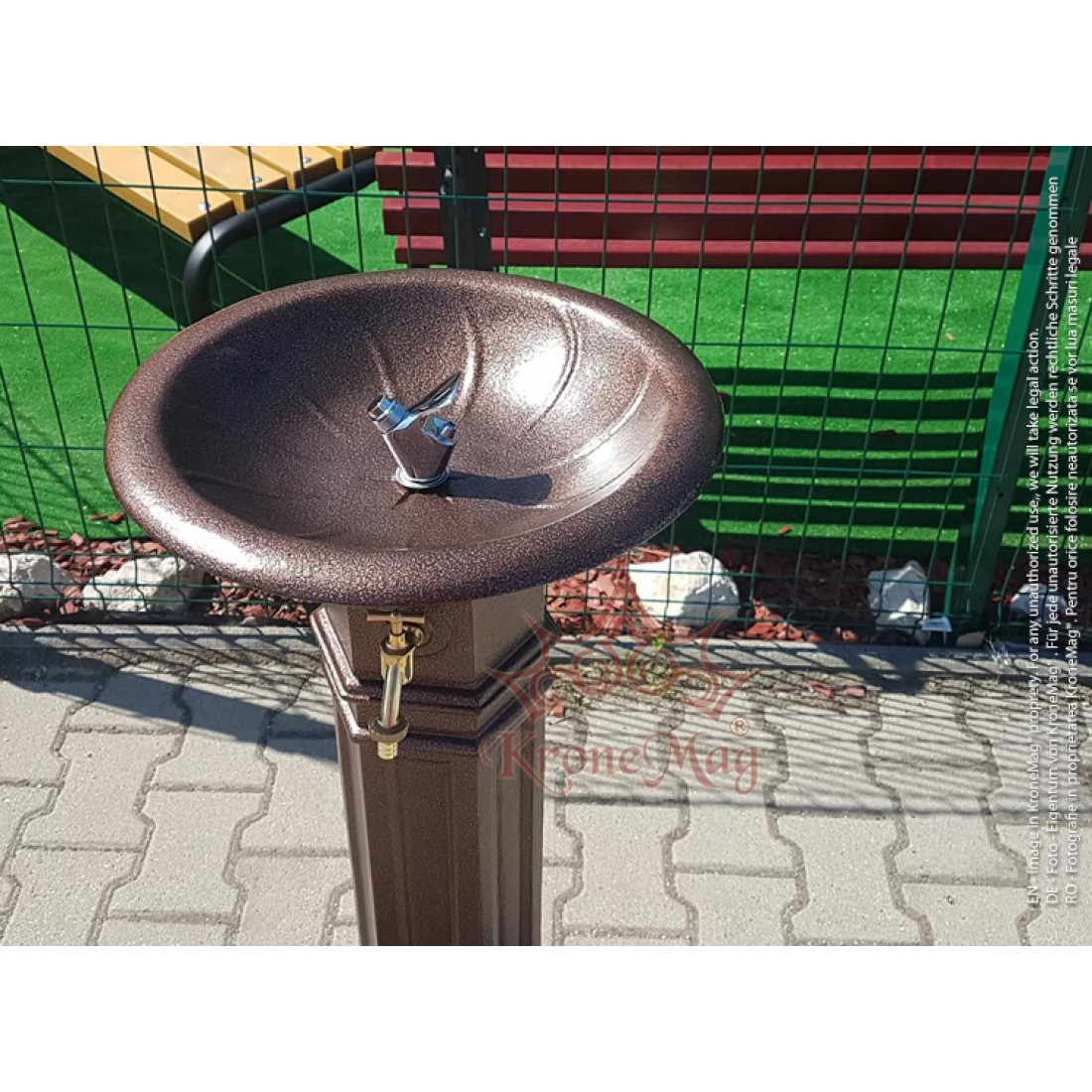 Street Aluminum Drinking Fountain DURBAN 3A KroneMag